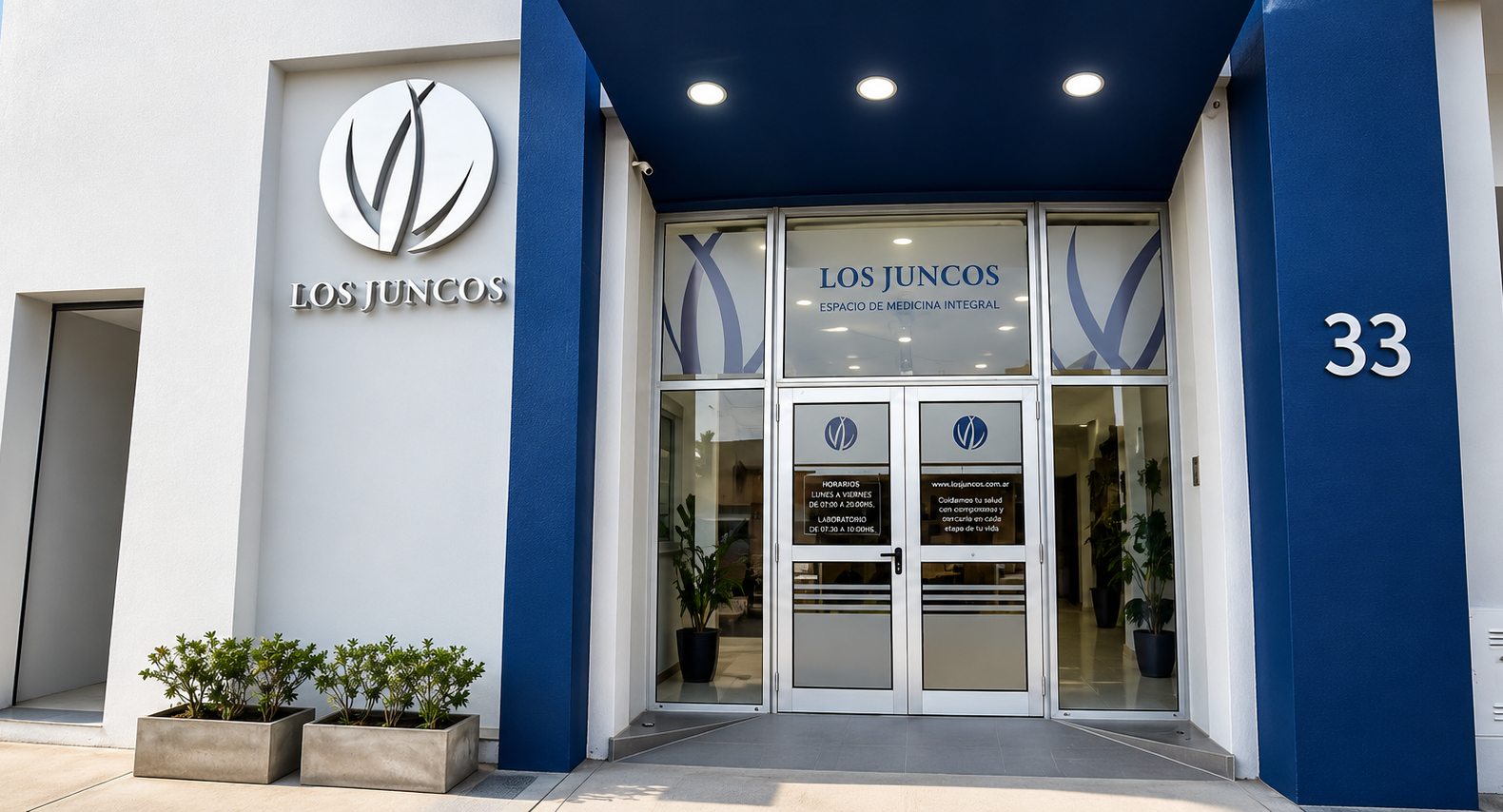 Fachada de Los Juncos en Trelew