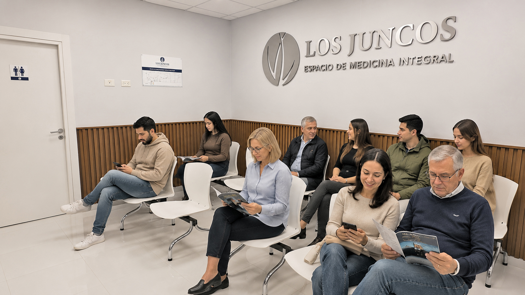 Sala de espera de Los Juncos Espacio de Medicina Integral